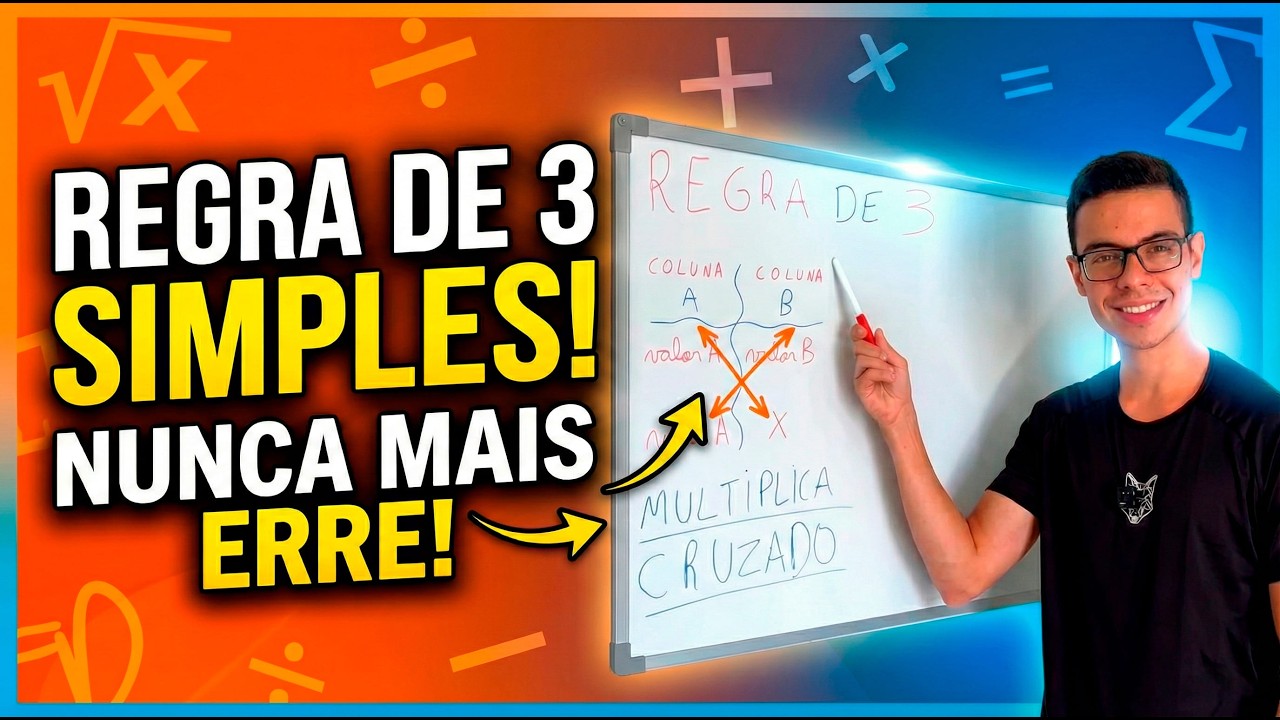 Aprenda REGRA DE TRÊS de uma vez por todas - Matemática para Concursos