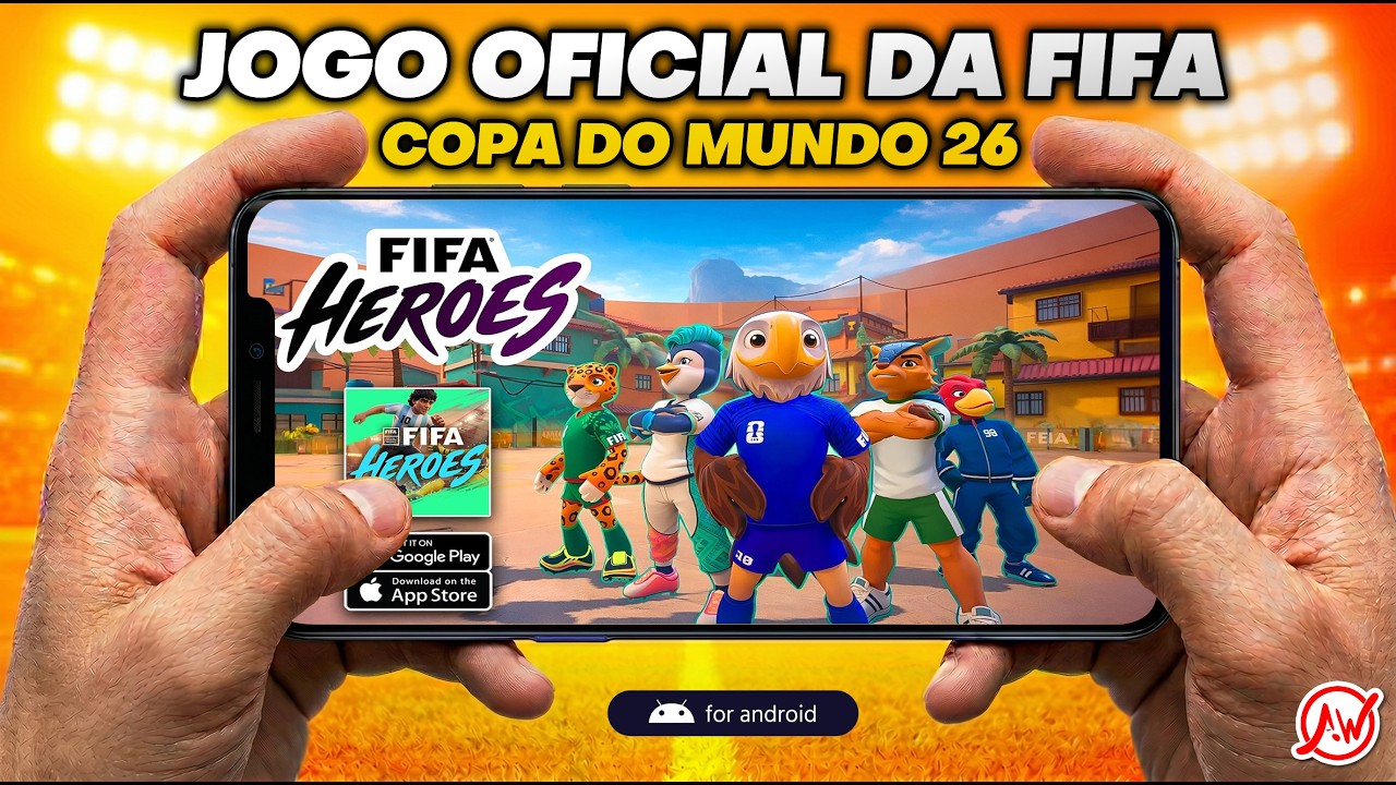 NOVO Jogo de Futebol INSANO para Android | FIFA Heroes Gameplay