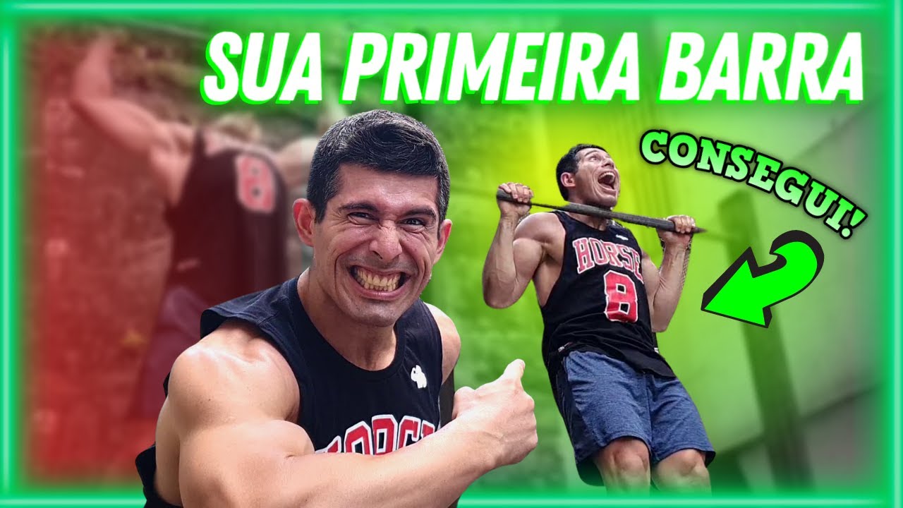 5 PASSOS  para sua PRIMEIRA BARRA! [BARRA FIXA PARA INICIANTES!]