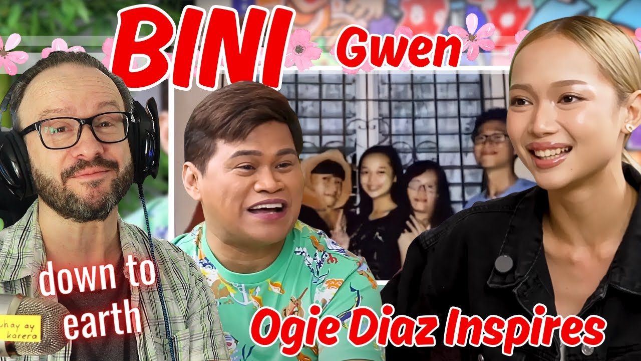 so down to earth! BINI Gwen on PBB, Poverty, and Rise to Stardom on Ogie Diaz Inspires reaction