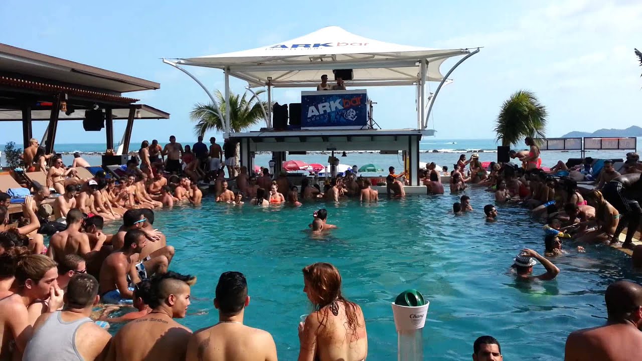 Dj Fameway @Ark Bar Beach Club's Pool Party, Koh Samui Thailand (Part 2)