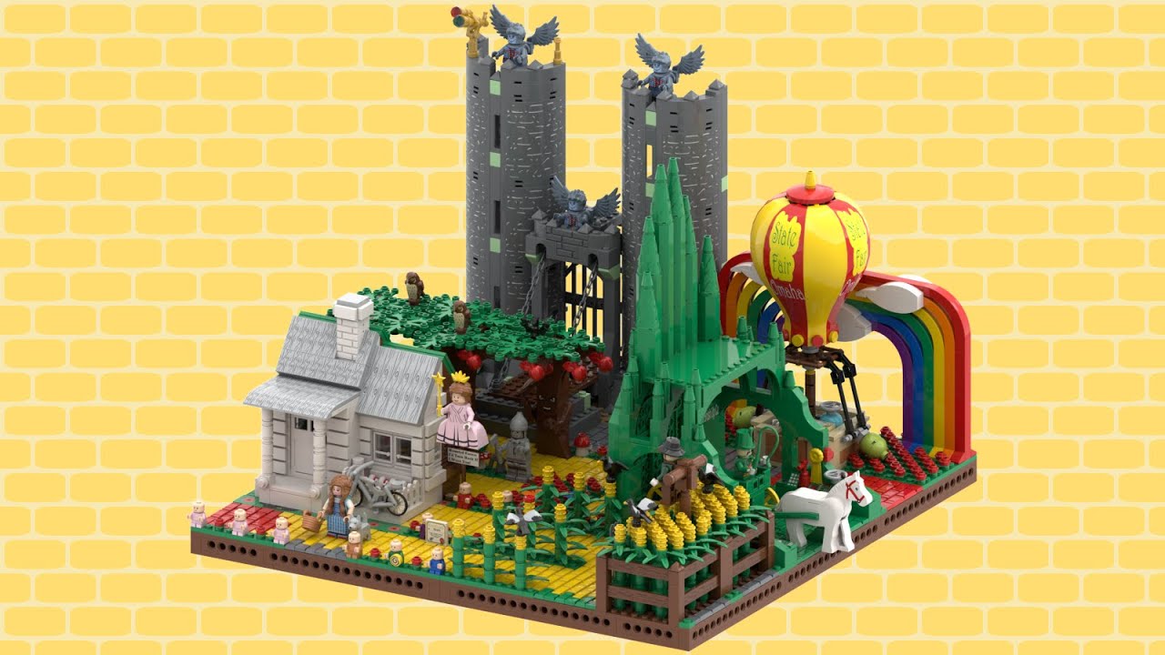 The Wonderful LEGO Wizard of Oz Lego Ideas 😊 🌈 👠 🦁 🍭 🌪
