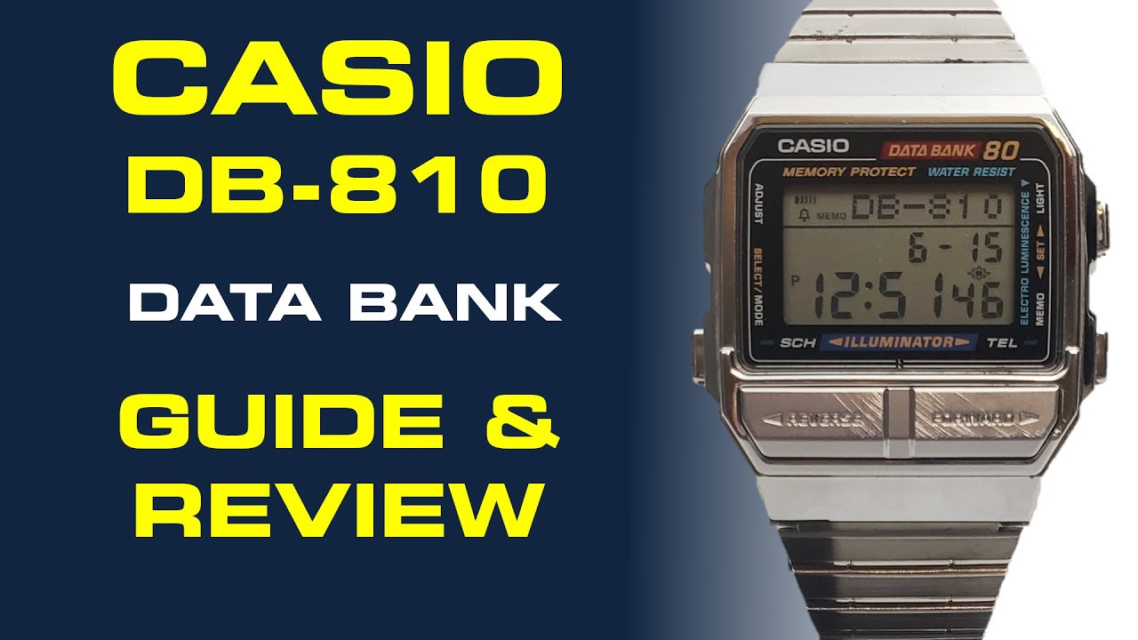 Casio DB-810 Data Bank Watch Guide & Review