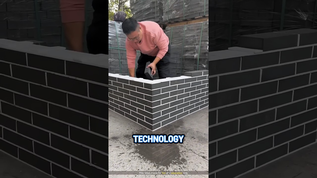 See how Chinese are Building House with Unique Bricks🤔#shortsfeed#shorts #youtubeshorts#construction