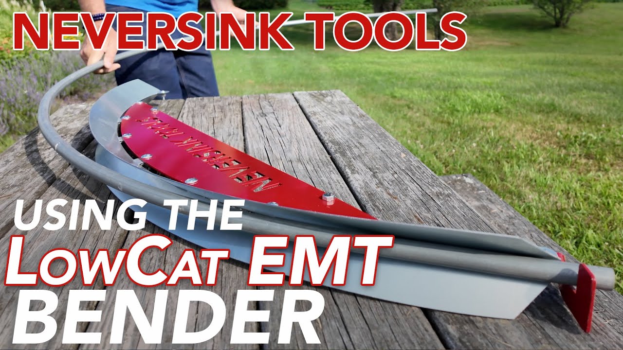 Make your own Low Tunnel LowCats with EMT Conduit Bender