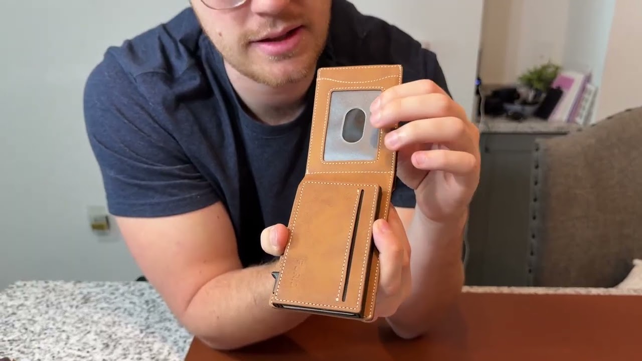 furid Card Wallet For Men Slim  Smart Wallet   Rfid Minimalist Front Pocket with ID Window Pop Up Wa