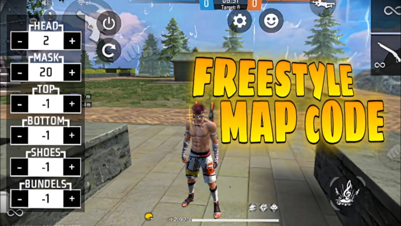 Free Fire New Freestyle Map Code 😱 2.5K SUBSCRIBERS Special 🥳 #freefire 