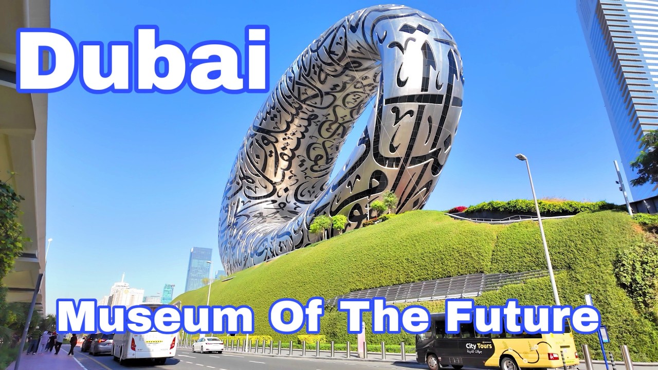 Beneath the Icons 4K Walking Tour Dubai Outside the Museum of the Future