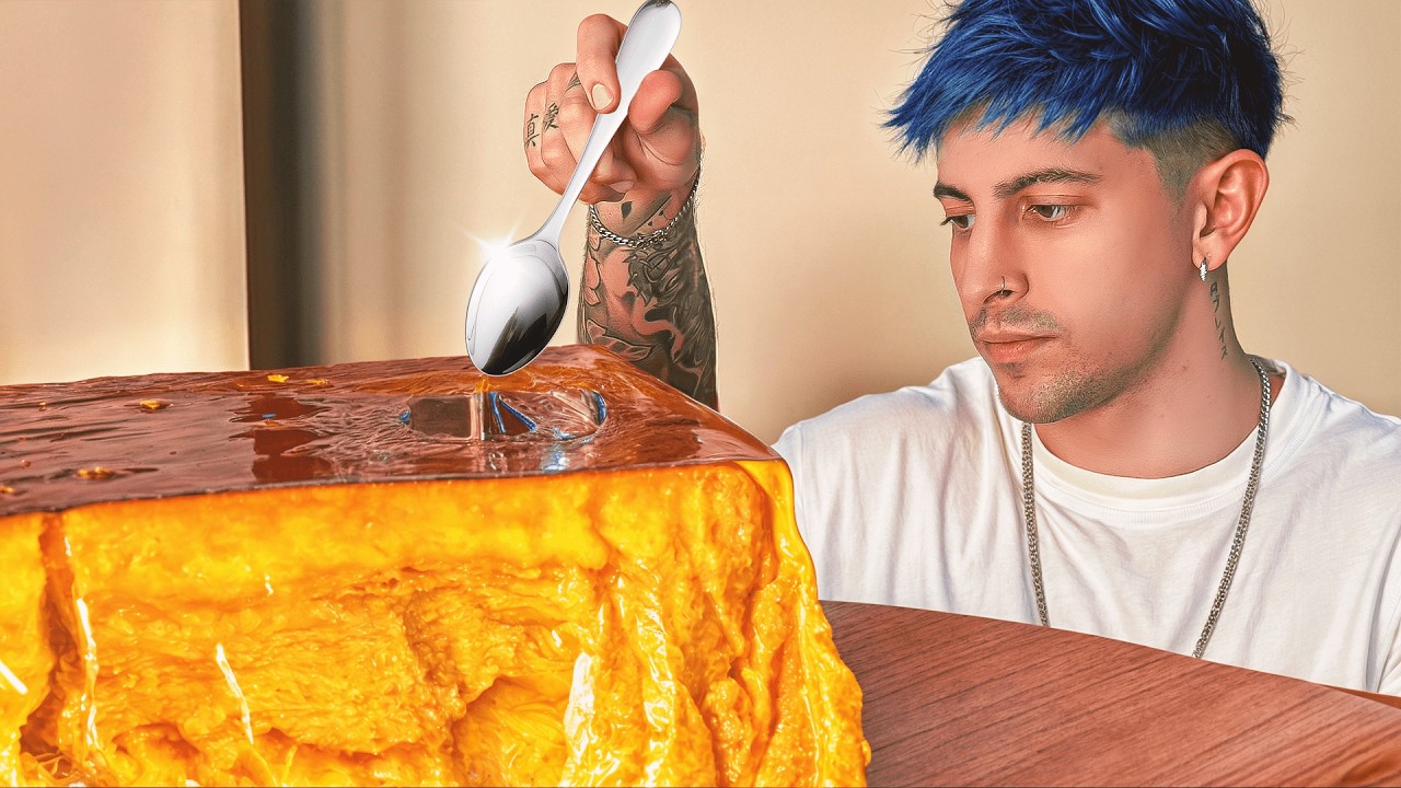 ASÍ HICIMOS UN FLAN GIGANTE