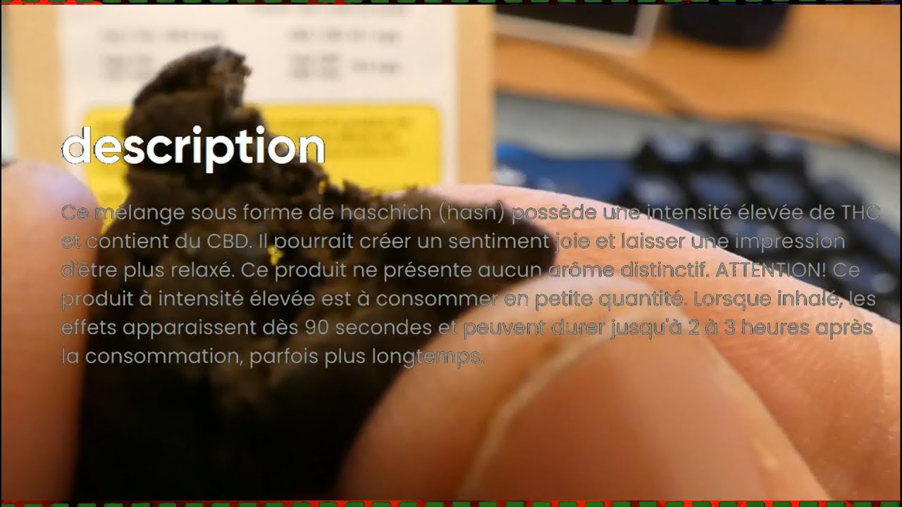 LE AFGAN GOLD DE NORDIQUE ROYALE DISTRIBU&Eacute; PAR SEUL CBD LLECTRO POT 104