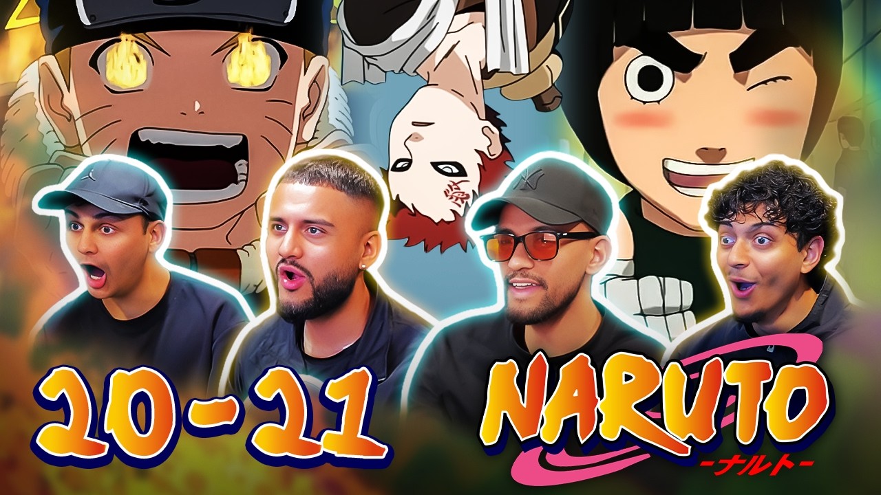 THE CHUNIN EXAM?!! | *NARUTO* Episodes 20 & 21 | FIRST TIME REACTION