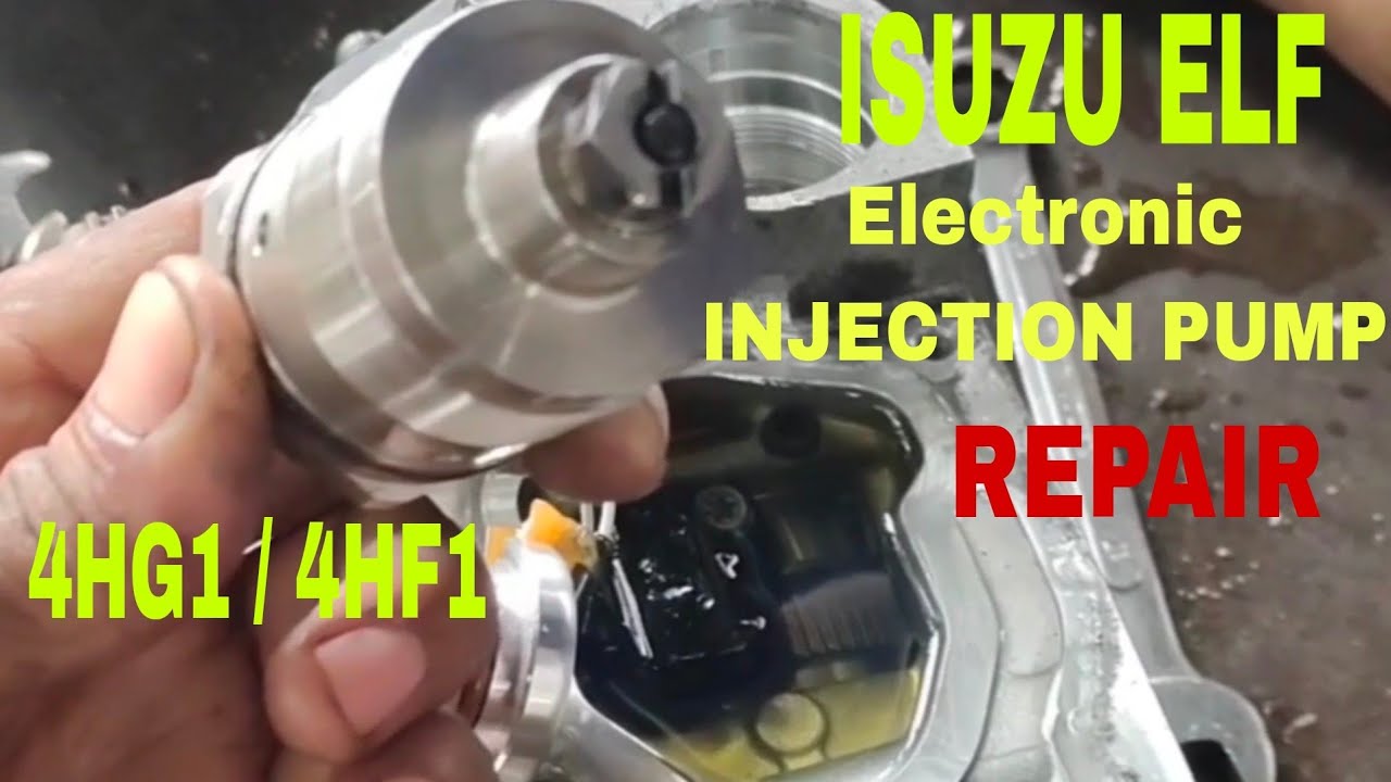 ISUZU ELF Semi Electronic INJECTION PUMP Ayaw Umandar Paano ni REPAIR
