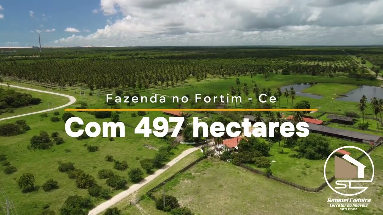 Fazenda com 497HA no Fortim - Ceará