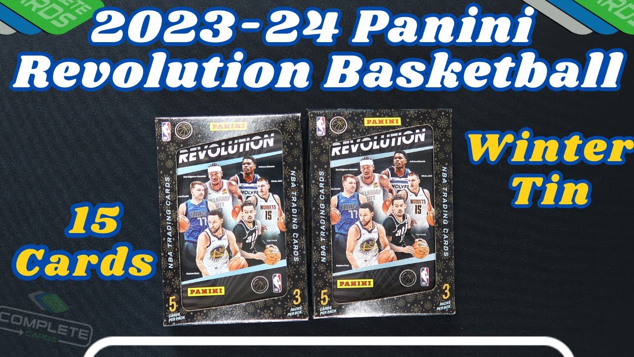 2023-24 Panini Revolution Basketball Winter Tin