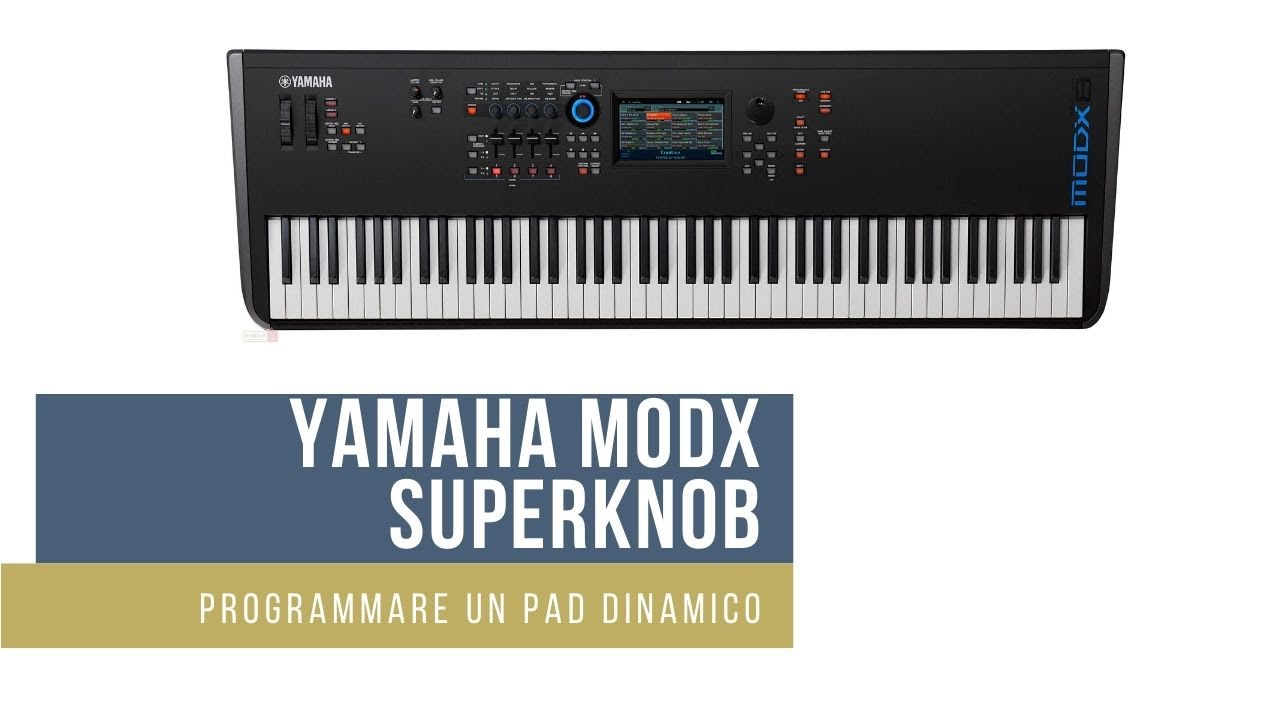 Yamaha Modx SuperKnob (pad dinamico)