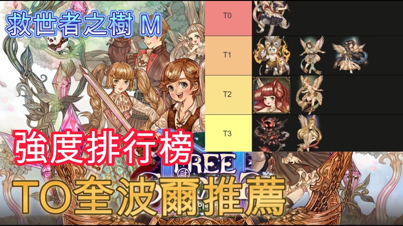 【救世者之樹M】分享T0奎波爾推薦｜強度排行榜｜技能介紹｜指南&教學 | ツリーオブセイヴァーM