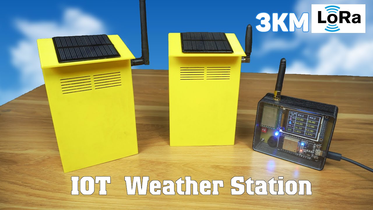 LoRa E32 433Mhz Based Wireless Weather Station Monitoring System | ESP32 IOT