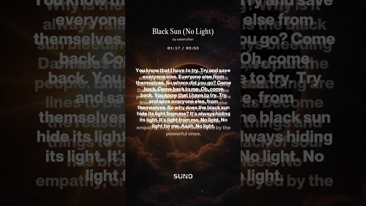 Black Sun (No Light)