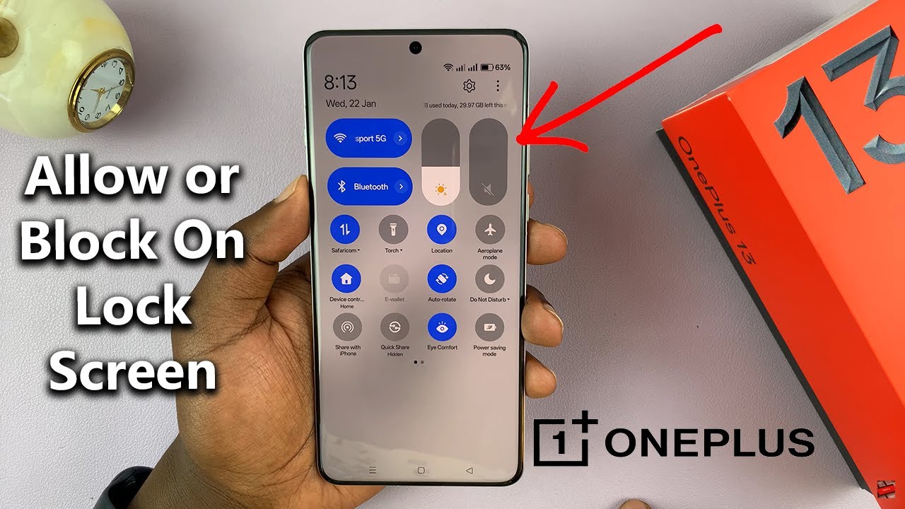 How To Allow / Block Quick Settings On Lock Screen Of OnePlus 13