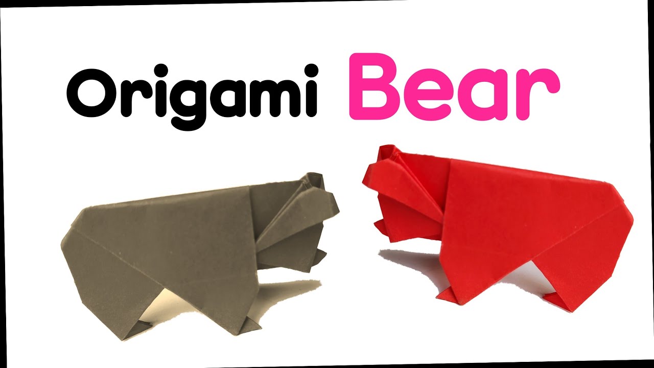 Origami Bear (Easy version)