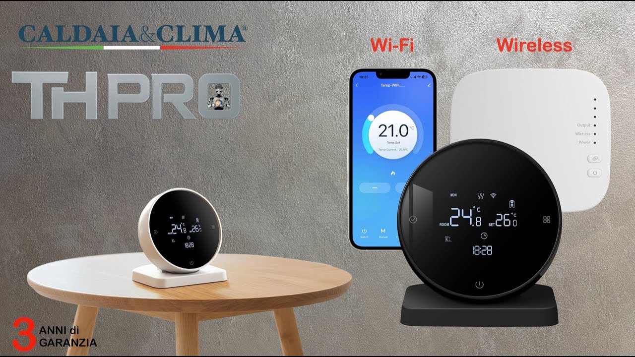 TH PRO® Termostato Wi-Fi Caldaia & Clima