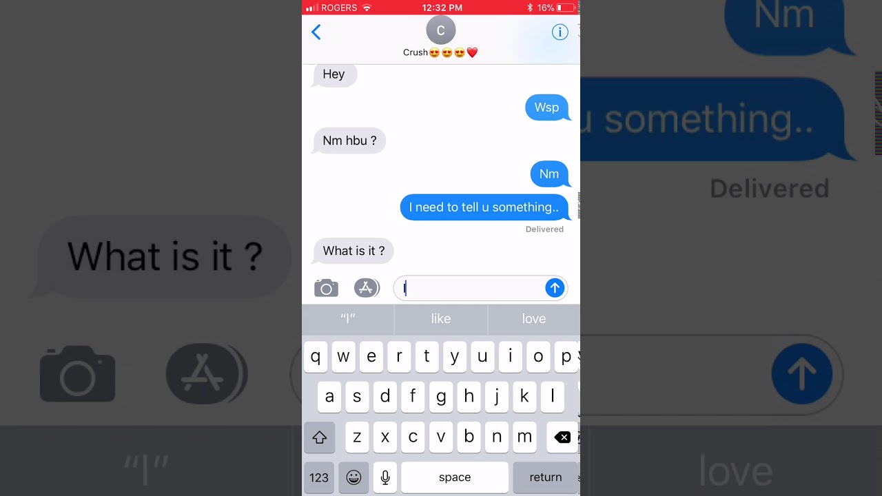 TELLING MY CRUSH I LIKE HIM (GONE REALLY WEIRD)