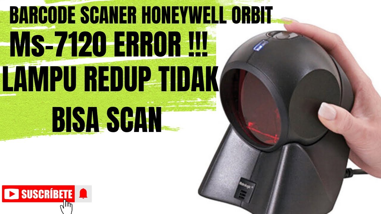 Barcode Scaner Honeywell Orbit Ms7120 Error