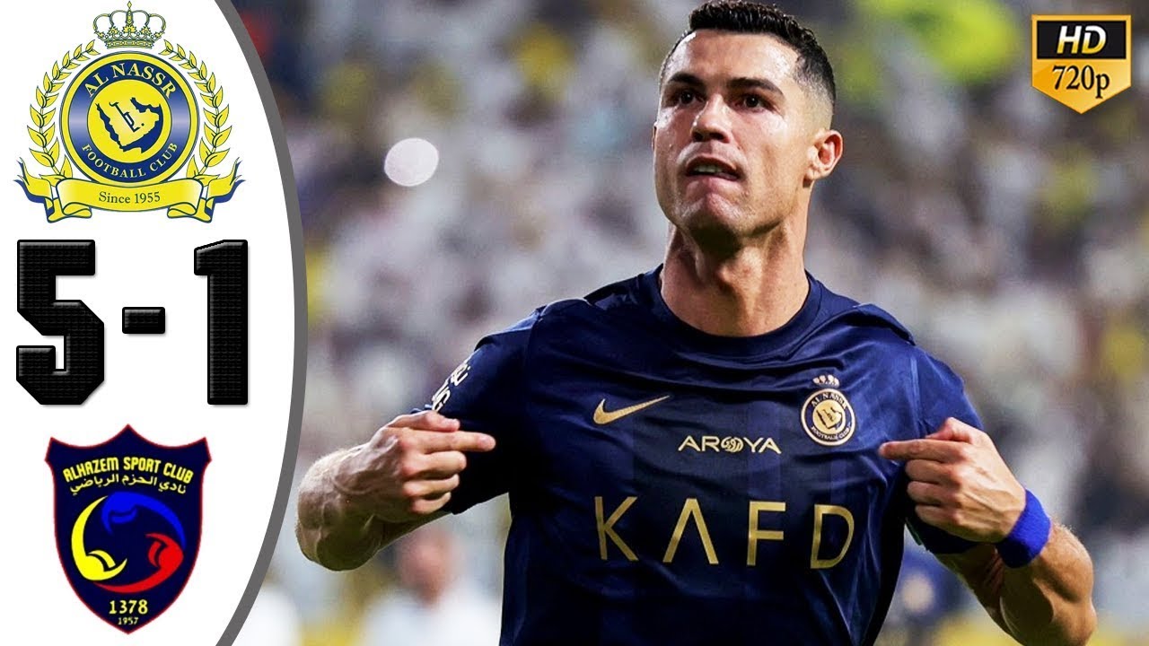 خلاصه بازی النصر و الحزم/ درخشش و گلزنی رونالدو