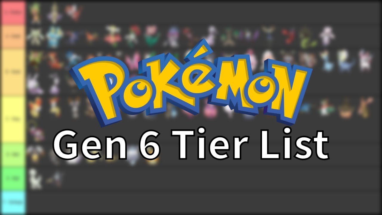 Pokémon Generation 6 Tier List