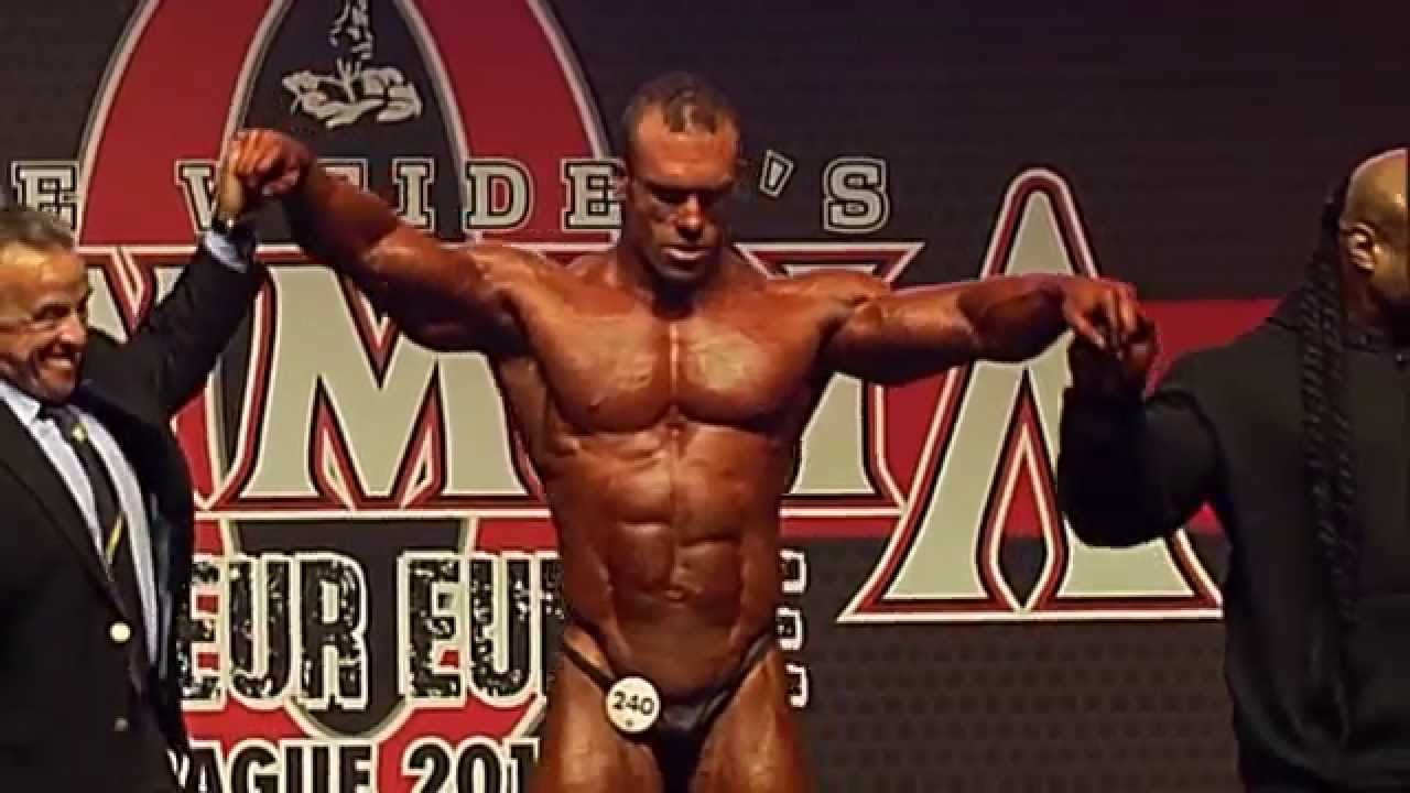 Winner of Men's Bodybuilding category over 100 kg Roman Fritz