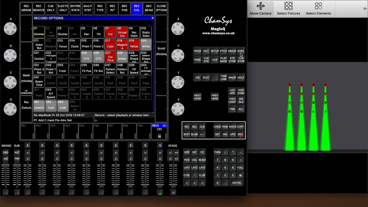 Chamsys MagicQ Tutorial-Color Sweep Effect