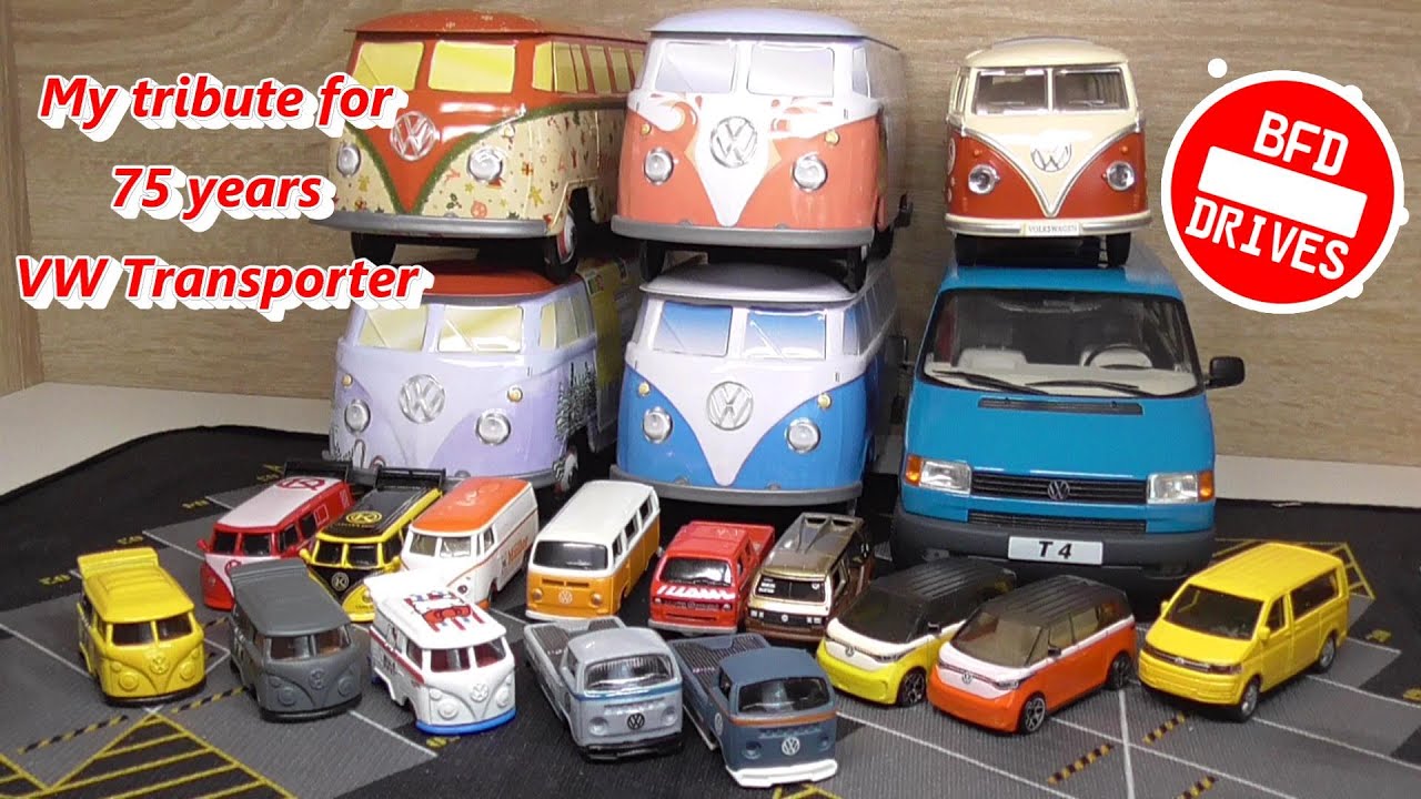 🚗 My tribute for ⛔️ 75 years of the VW Transporter/Bus/Kombi/Bulli  🚘