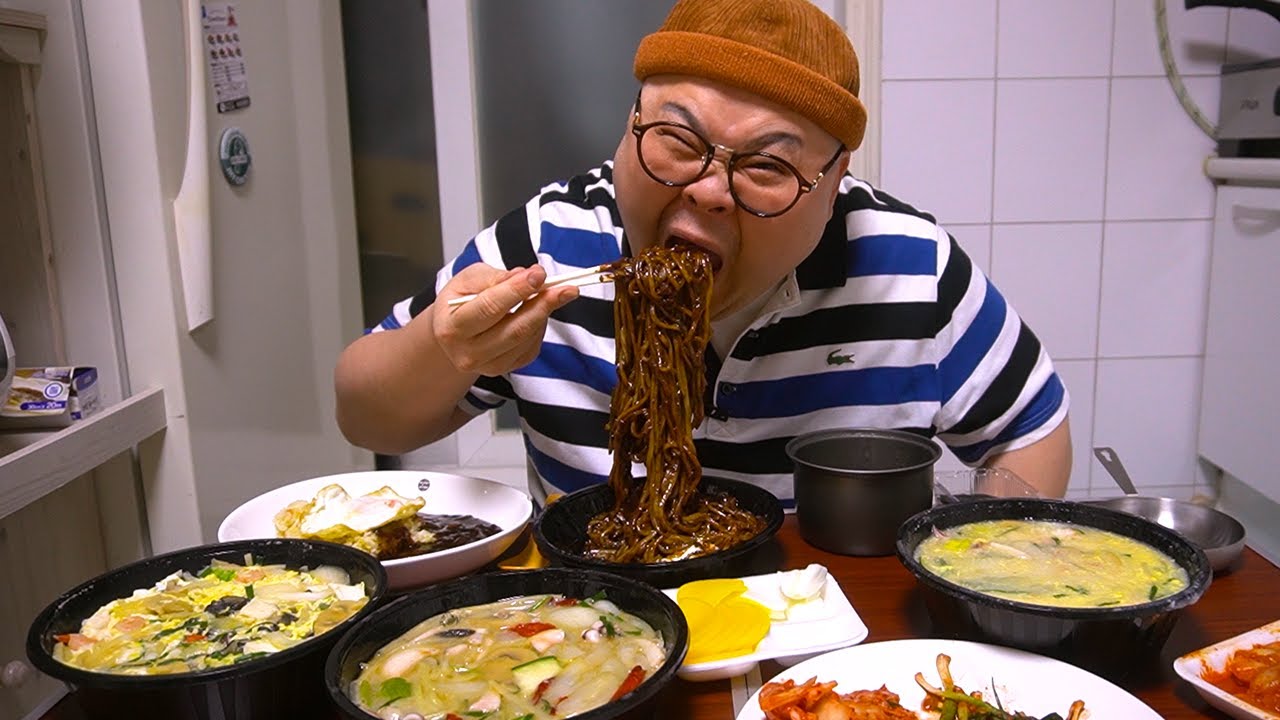 고아재!안시켜본 중국집메뉴 먹방│편집자 추천! 울면, 기스면, 짜장면 먹방 Mukbang Eatingshow [BlackBeanNoodle, Secret menu]