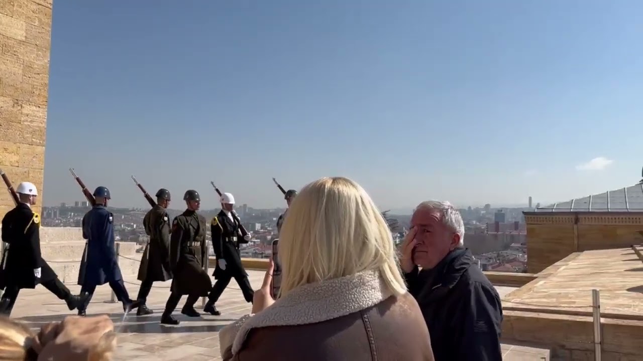 Anıtkabir Nöbet değişimi, enerji dolu anlar