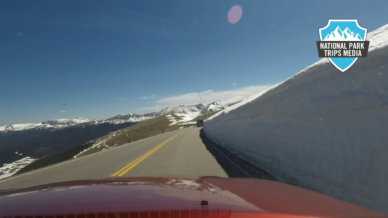 Timelapse Trail Ridge Road in Rocky Mountain National Park