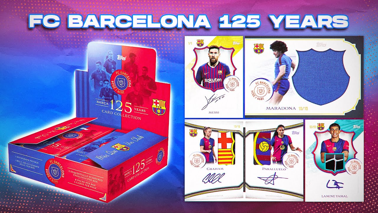 FIRST LOOK auf TOPPS FC Barcelona 125 Years Anniversary - DIE HITS, DER PREIS UND VIELES MEHR🔥
