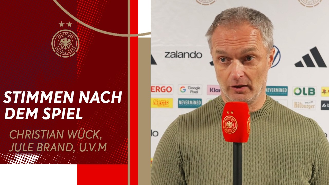 Stimmen nach dem Spiel mit Christian Wück u.v.m. nach dem Spiel gegen Norwegen aus der WM-Quali