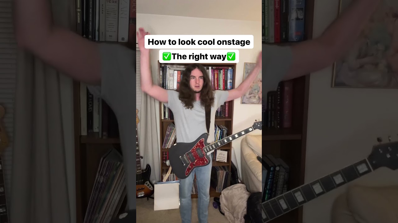 How to Look Cool Onstage #music #musician #guitar #electricguitar #indierock #stage