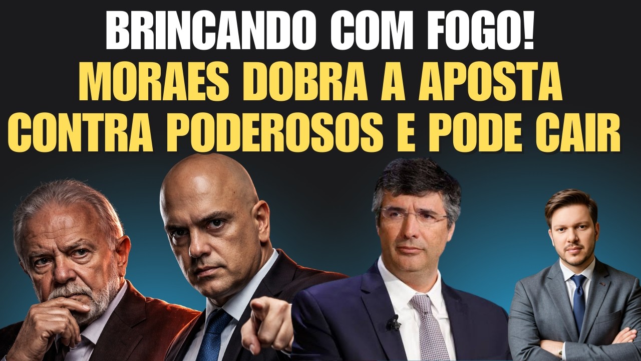 AGORA VAMOS VER QUEM MANDA! MORAES DOBRA A APOSTA CONTRA BANQUEIROS E ALGUÉM VAI CAIR.