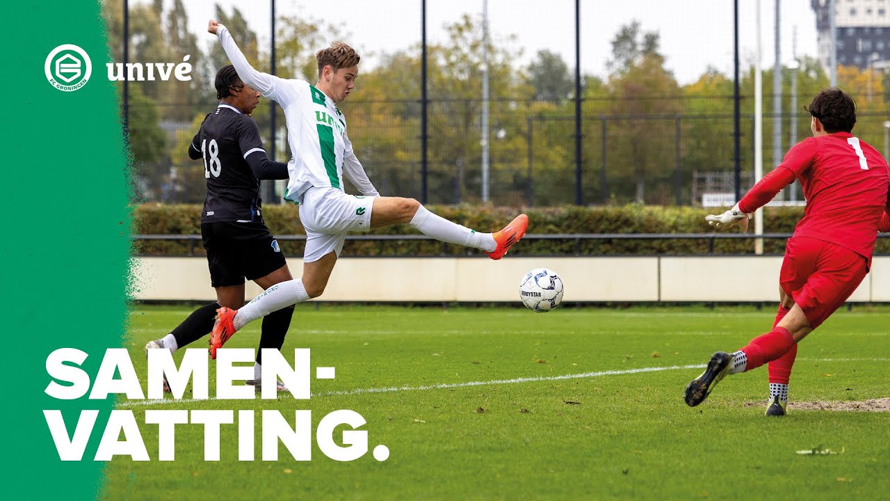SCHEIDS gevloerd! | FC Groningen O19 - SC Heerenveen O19 | Samenvatting
