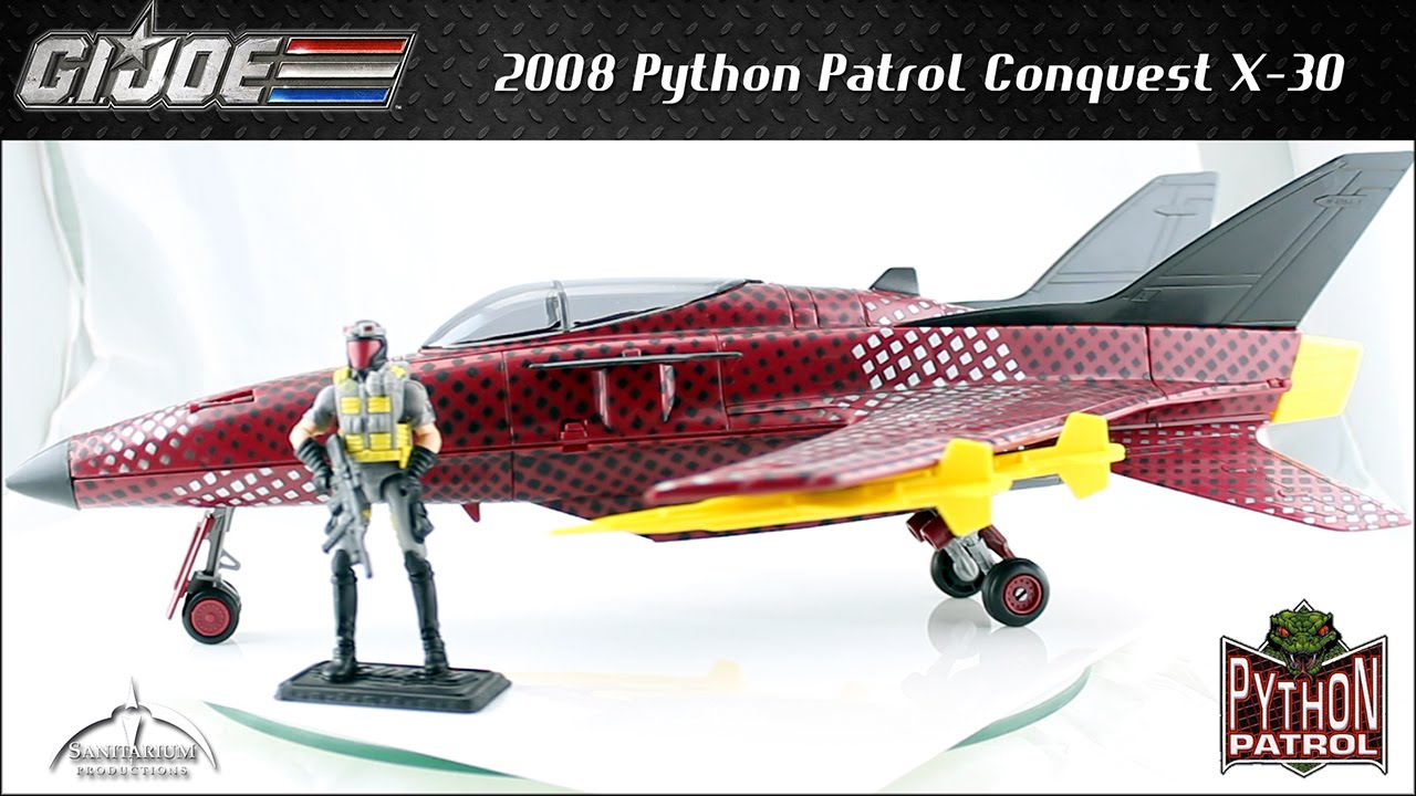GI Joe Python Patrol Conquest X-30 Unboxing and Review
