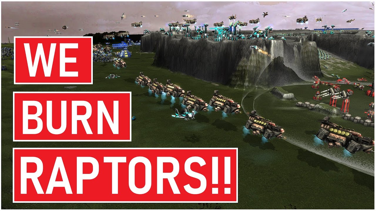 Raptors Meet Fire! - Beyond All Reason [BAR]