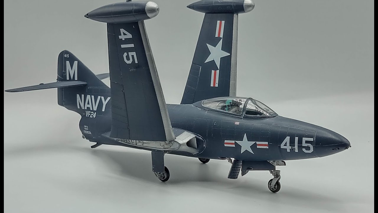US Navy Grumman F9F Panther (Trumpeter 1/48) Model Build