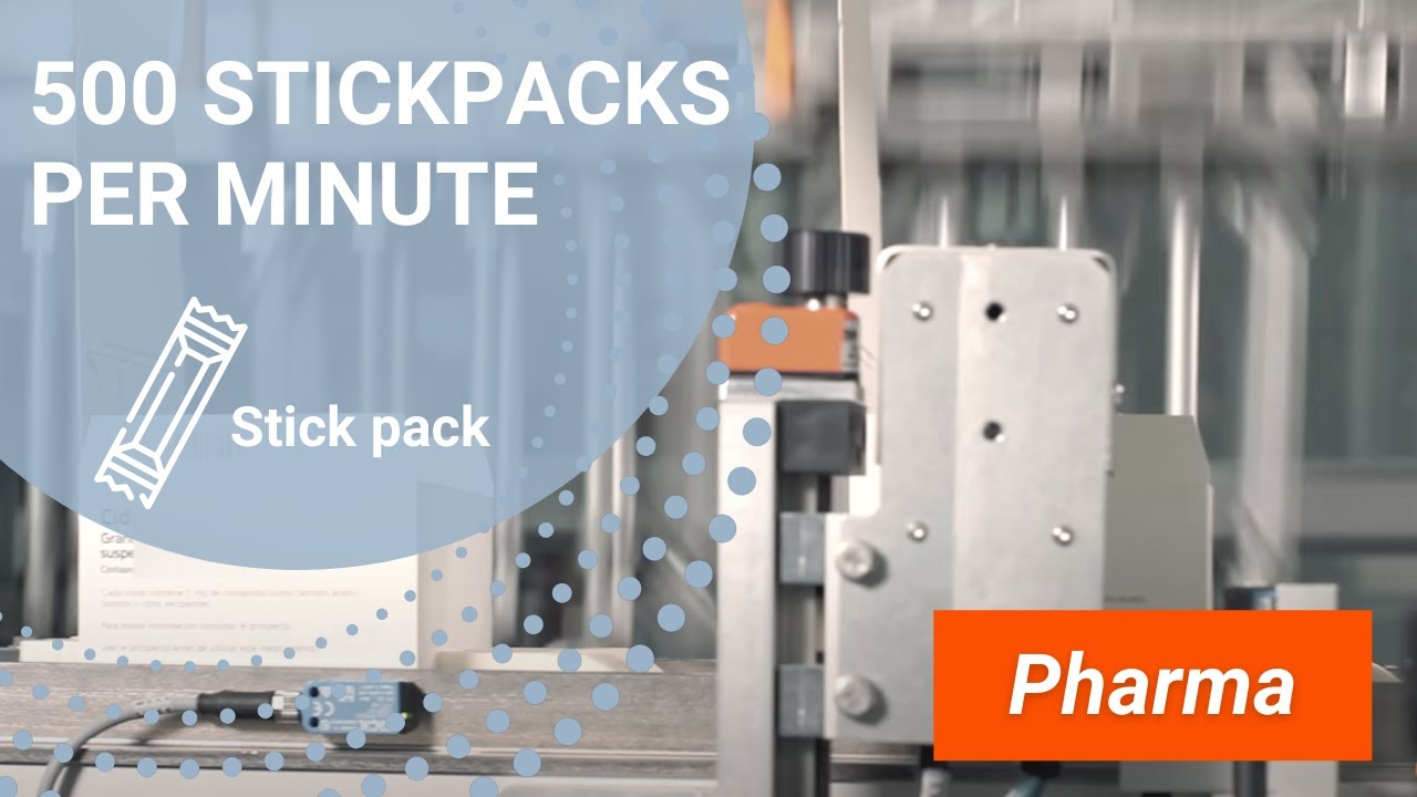 STICK PACK pharma powder | PH9 + TOP loader cartoner | INVpack