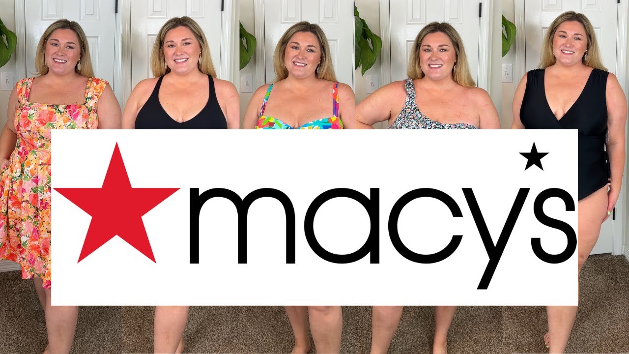 PROBABLY THE BEST SWIM DRESS EVER 👏 | MACY’S SWIM HAUL | swimsuit saturday