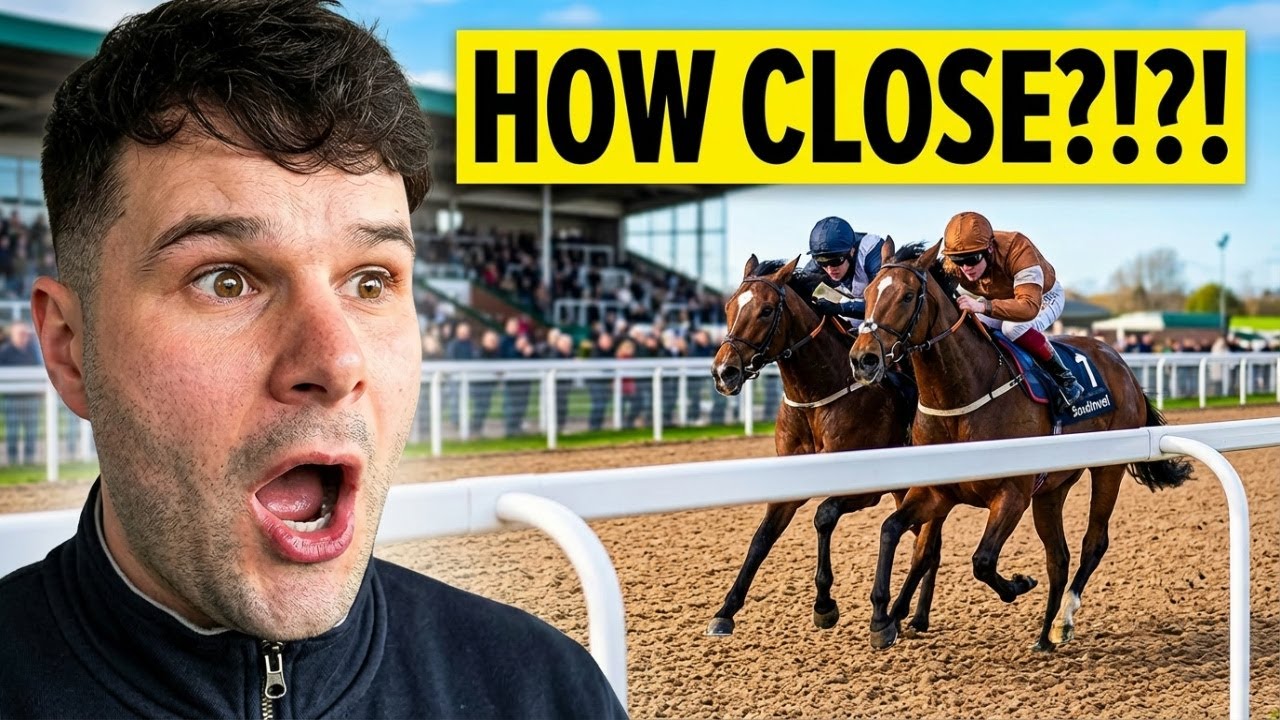 HOW CLOSE ON THE LINE!! Race Horse Owners vlog - No Knee Never Runs at Southwell