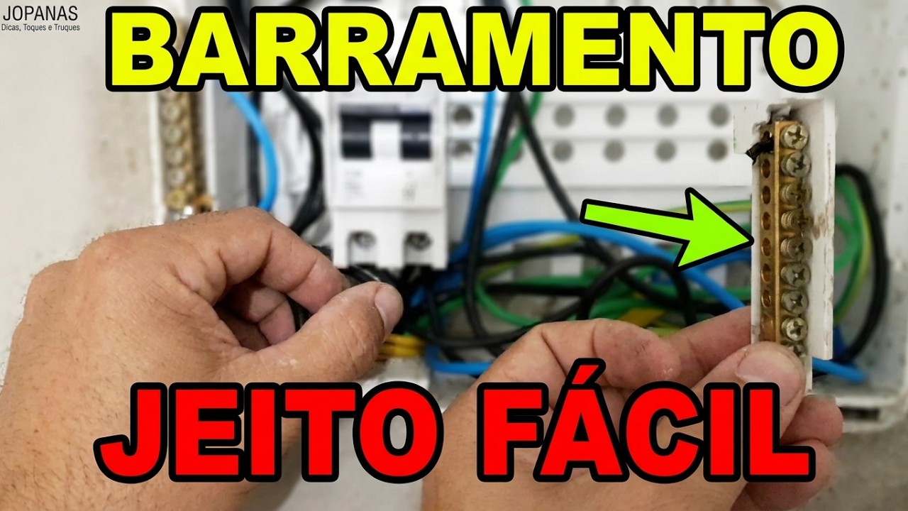 Como | Instalar | barramentos |quadro |de |distribuição | disjuntores |