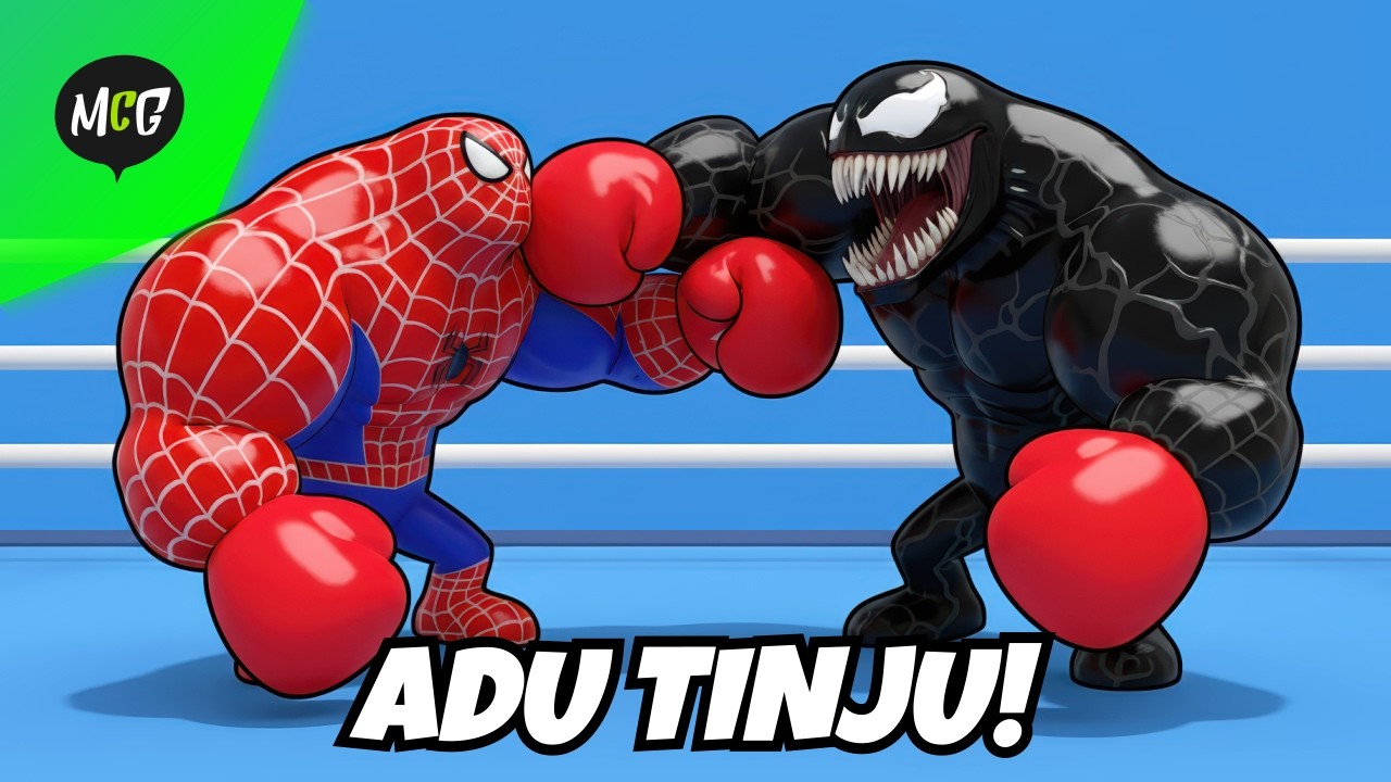 Spiderman & Venom Adu Tinju!
