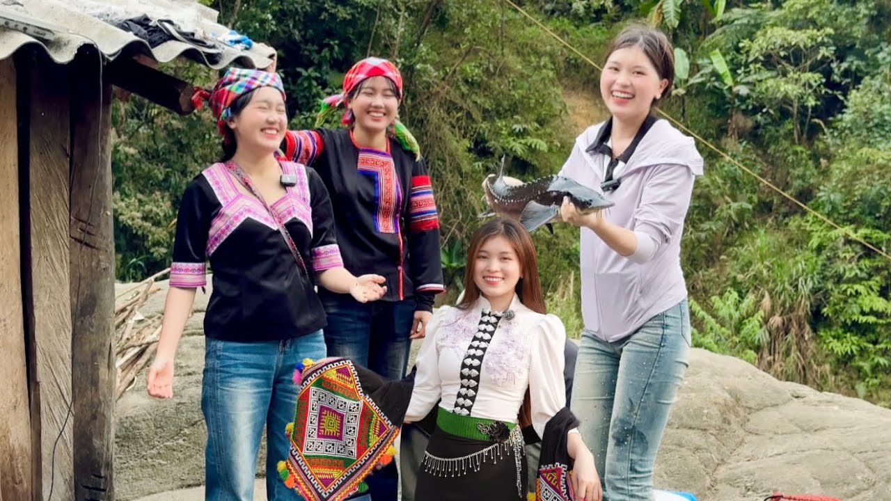 EM MỶ ĐI THĂM CHỊ PƠ VÀ ÁI MÍ '' BẾP TRÊN BẢN '' LẦN ĐẦU GẶP MÀ CỨ NGỠ CHỊ EM RUỘT THẤT LẠC BẤY LÂU