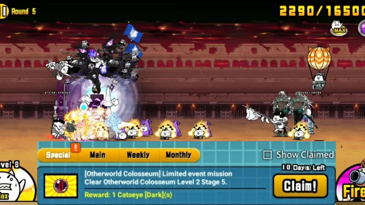 Otherworld Colossuem (2 Crown) - Stage 1 ~ 5 | Rules: Grand Battle.. double cost, deploy triple